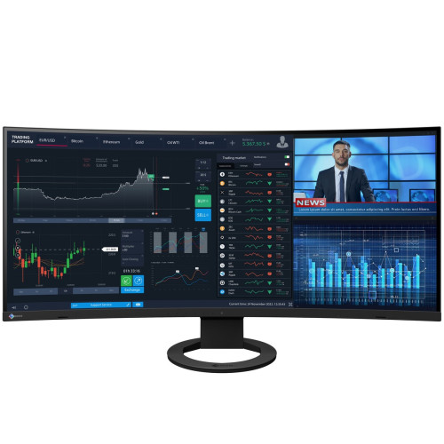 Product image one of EIZO FlexScan EV3895 37.5" Professional IPS LCD Monitor 3840x1600