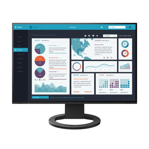 Product image one of EIZO FlexScan EV2495 24.1" Professional IPS LCD Monitor 1920x1200