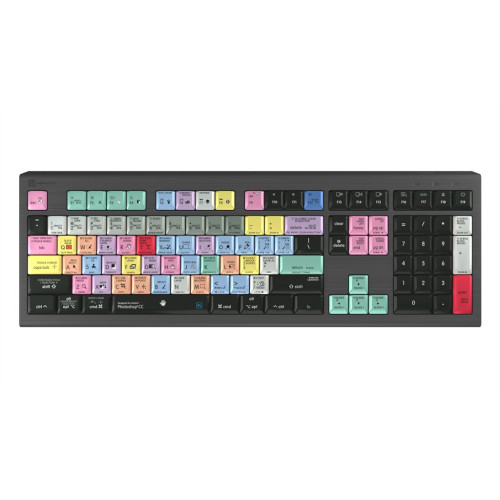 （予約済）Adobe Premiere Pro CC ASTRA 2 キーボード Logickeyboard ASTRA 2 Backlit Series - Adobe Premiere Pro CC - Mac
