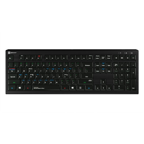 Logickeyboard ASTRA 2 Backlit Series - Blender 3D - PC US Keyboard