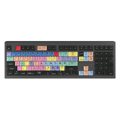 Product image one of ASTRA 2 Backlit Series - Adobe Premiere Pro CC - Mac US Keyboard