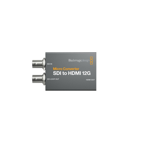 Product image one of Blackmagic Design Micro Converter - SDI to HDMI 12G wPSU (with power supply)