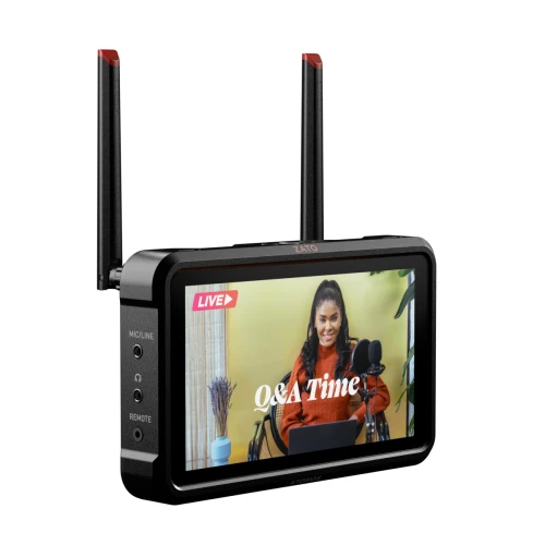 Product image one of Atomos ZATO CONNECT 5in Network Connected Monitor and Encoder