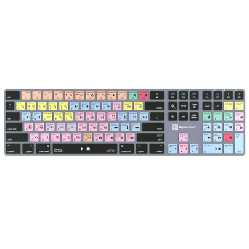 Logickeyboard Titan Series - Avid Pro Tools - Mac US Keyboard