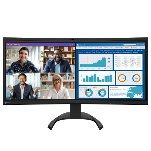 Product image one of EIZO FlexScan EV3450XC 34.1" Professional IPS LCD Monitor 3440x1440 Product image one of EIZO FlexScan EV3450XC 34.1" Professional IPS LCD Monitor 3440x1440