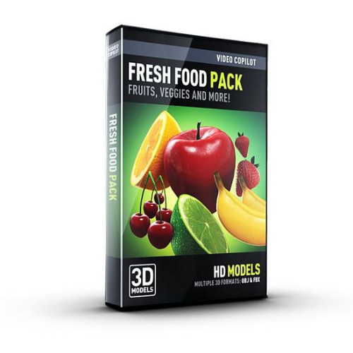 Product image one of Video Copilot 3D Model Pack - Fresh Food