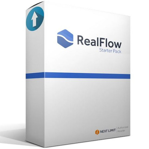 Product image one of Next Limit RealFlow 10.x Starter Pack (upgrade, node-locked, 2 GUI, 10 Simnodes)