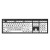 Product image one of NERO Slim Line Series - Braille/Large 6 dot Black on White - PC US Keyboard