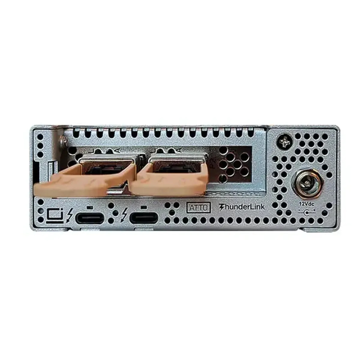 ATTO ThunderLink (model 5102) dual-port Thunderbolt 5 to QSFP28 LC