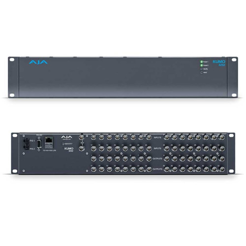 Buy AJA KUMO 3232 2RU Compact 32x32 3G-SDI Router - Best Price