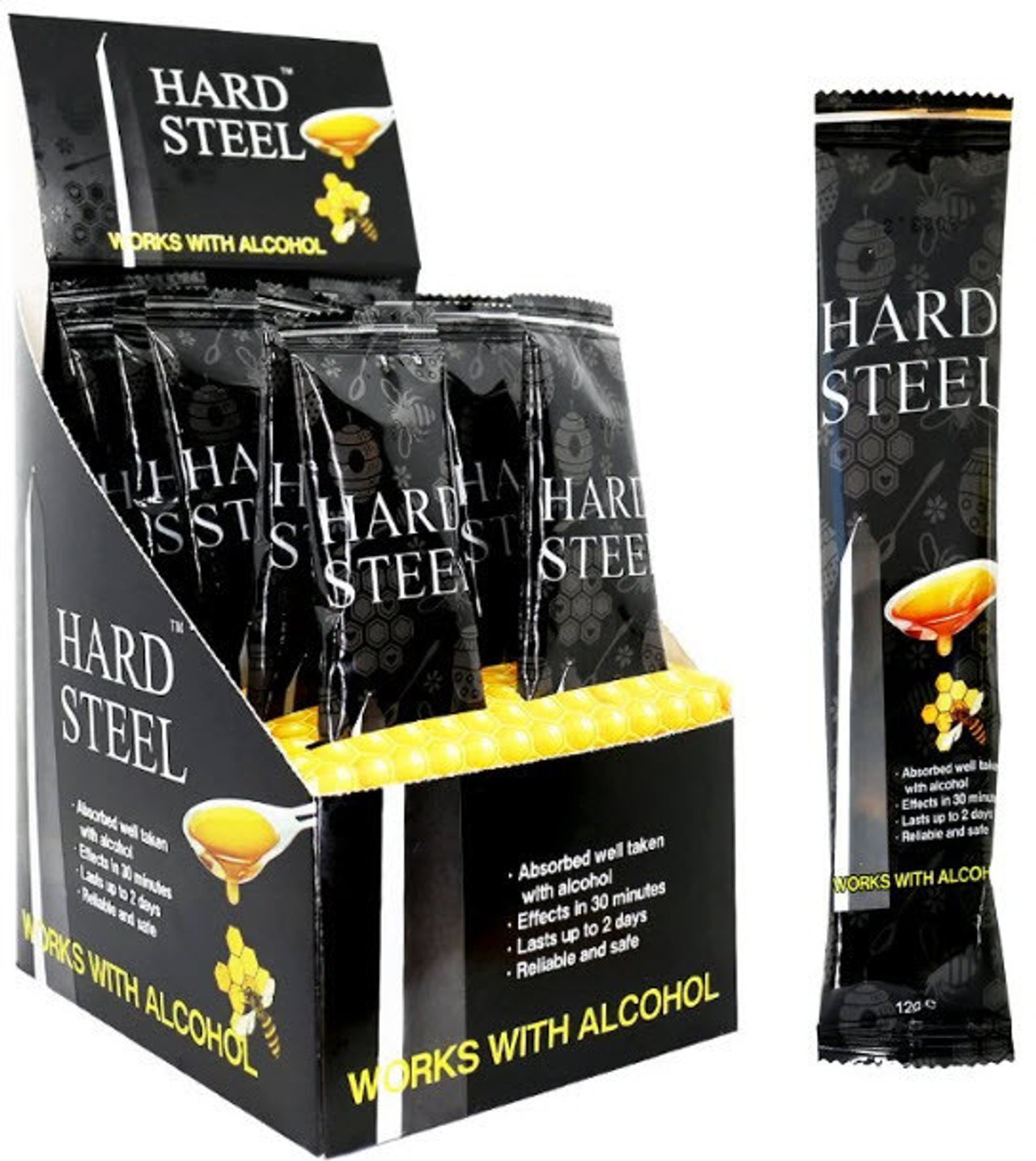 Hard Steel Honey Spoon 12ct. Cart