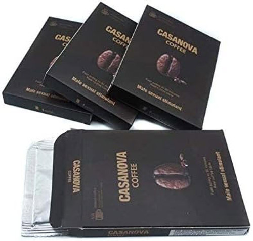 CASANOVA COFFEE contains natural aphrodisiacs factors known to increase male sexual desire and performance