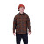 Survivalist Core Flannel Long Sleeve Shirt - dark brown