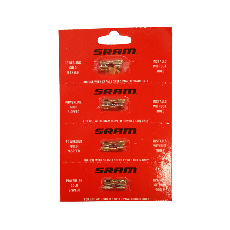 Sram: <p>PowerLink Chain Connectors require no tools for installation, meaning quick and easy maintenance.</p><p>4 piece pack</p>