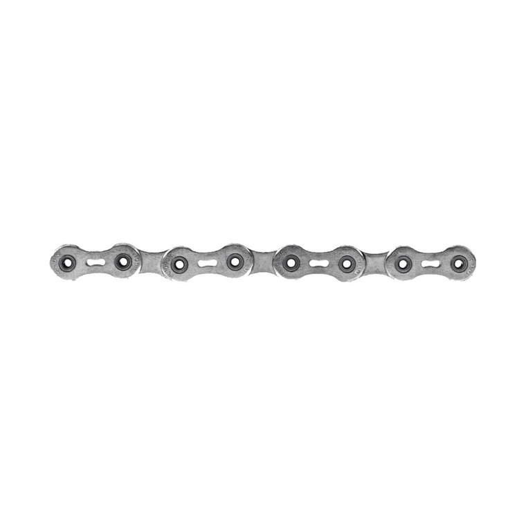 Sram: <p>The newest 1091R chain features more heavily chamfered outer plates for improved shifting and quieter running. Other advancements include a new inner plate finish plus chrome hardened pin construction, both for longer chain life.</p><p>The HollowPin construction of SRAMs 10 speed PowerChain provides smooth, precise shifting and weight savings without sacrificing strength.</p>