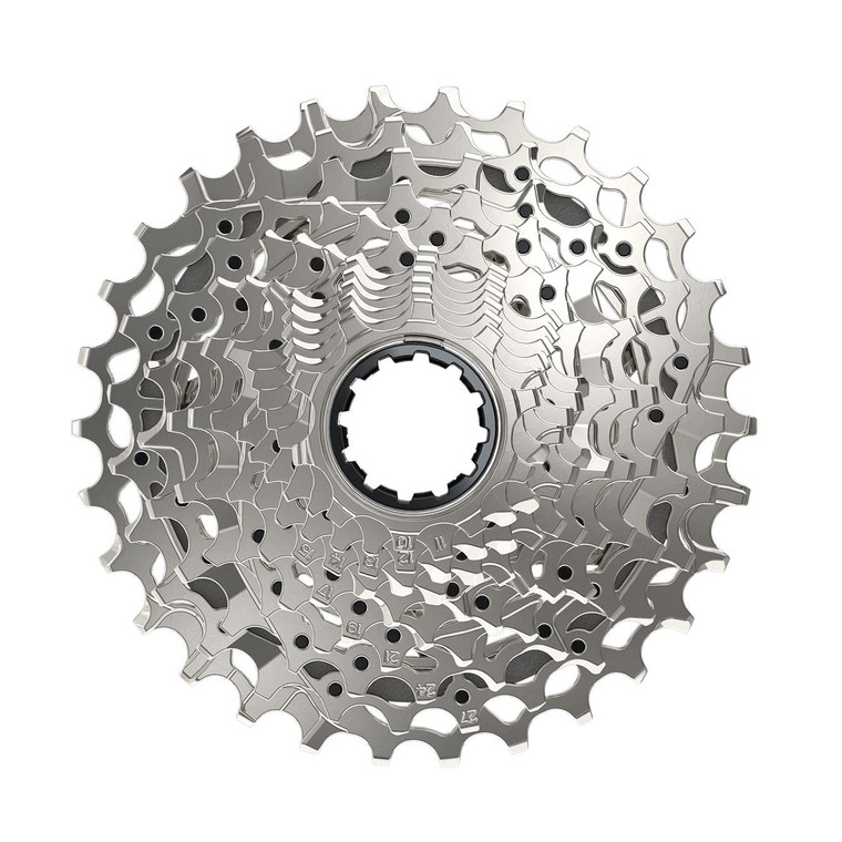 Sram: <p><strong>***Limited Availability &ndash; please contact your account manager for further stock information and to pre order ***</strong></p> <p>Our premier X-Range gearing, which utilizes tight jumps between chainrings and a 12-speed, wide range, 10-tooth start cassette, is now available for Rival. This includes new cassettes that feature smooth, precise shifting in ranges that cover road, gravel and everything in between.</p><p><span style="text-decoration: underline;"><strong>FEATURES</strong></span></p><ul><li>X-Range&trade; gearing gives you more range and a smoother gear progression, so you&rsquo;re always in the right gear</li><li>Nickel chrome plating for quiet and durability</li><li>FULL PIN construction for durability and light weight</li><li>Designed to work with an XDR&trade; driver body</li></ul> <p><span style="text-decoration: underline;"><strong>SPECIFICATIONS<br /></strong></span><br /><strong>Speed (CS):</strong> 12s<br /><strong>Gearing:</strong> 10-30t, 10-36t<br /><strong>Cog finish (Cassette):</strong> Silver<br /><strong>Technology (Cassette):</strong> XG<br /><strong>Cog sizes:</strong> 10-30t:10,11,12,13,14,15,17,19,21,24,27,30 / 10-36t:10,11,12,13,15,17,19,21,24,28,32,36<br /><strong>Driver body interface:</strong> XDR</p>