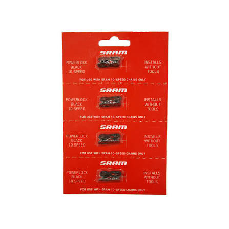 SRAM PowerLock Black 10-speed chain connector 4 pack