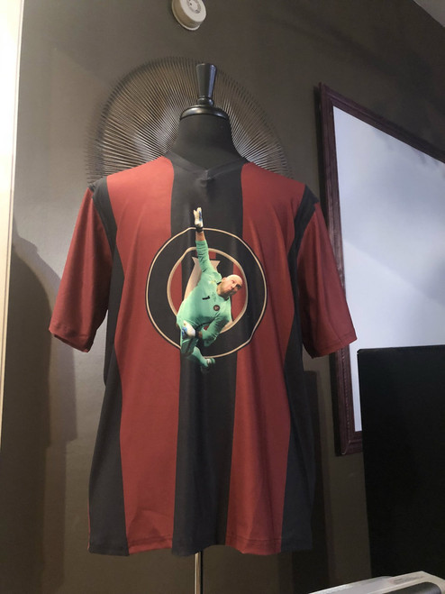 Striped Superman Keeper Soccer Jersey