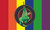 Superman Keeper Flag - Rainbow