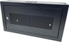 19 Inch 6U Slim SoHo Wall Mount Rack Cabinet Enclosure 6" Depth - Black