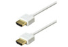 1 1/2 ft. Thin HDMI Cable - White