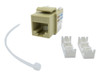 Ivory Cat5e RJ45 Punchdown Keystone Jack