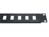 12 Port Unloaded Keystone Rack Mount Patch Panel