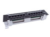 12 Port Cat5e Vertical Mount RJ45 110 Patch Panel