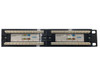 24 Port Cat6 1U Rackmount 110 RJ45 Patch Panel