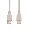 6 ft. USB 2.0 Cable - A Male to A Male - Ivory