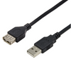 10 ft. USB 2.0 Extension Cable - A Male to A Female - Black