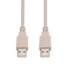 15 ft. USB 2.0 Cable - A Male to A Male - Ivory