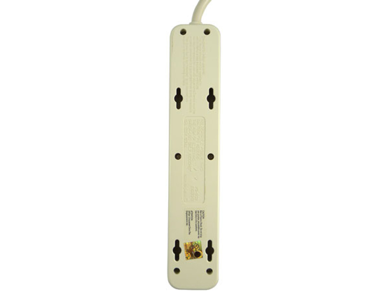 6 Outlet Child Protective Power Strip with 1 1/2 ft. Cord