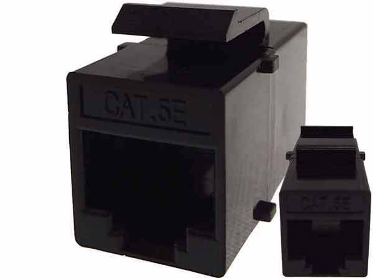 Cat5e Keystone Coupler, Black