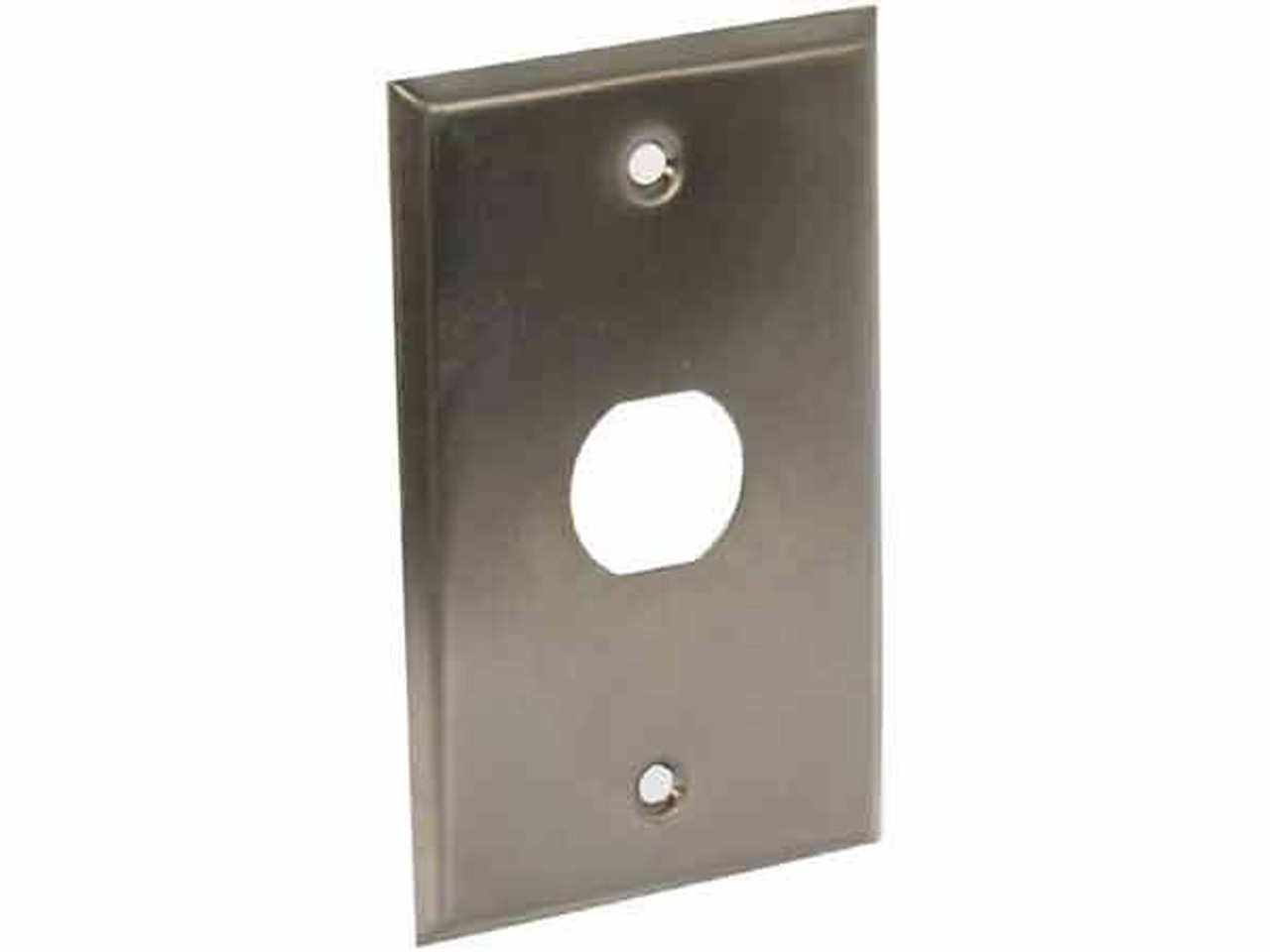 1 Port Stainless Steel Wall Plate with Water Seal