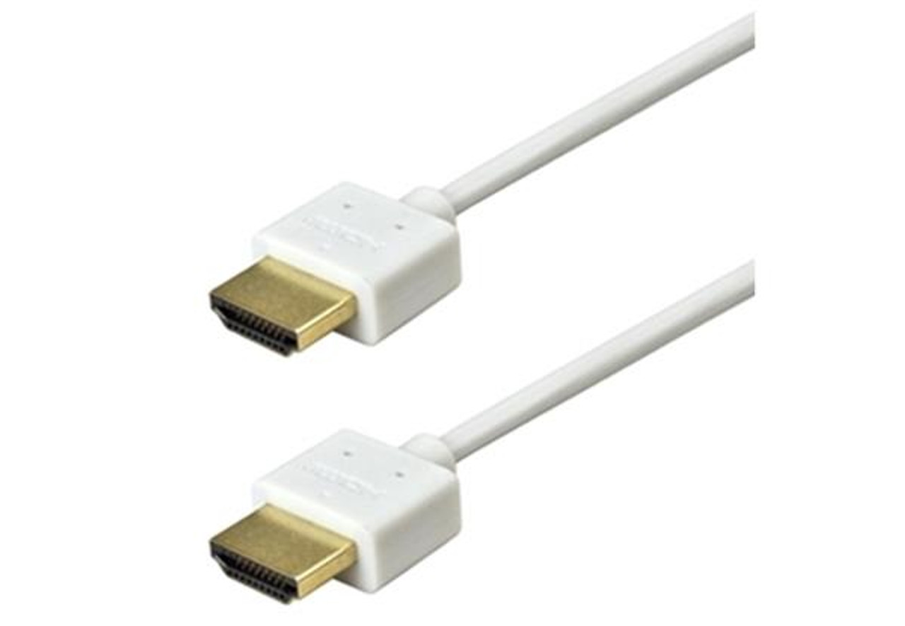 12 ft. Thin HDMI Cable - White