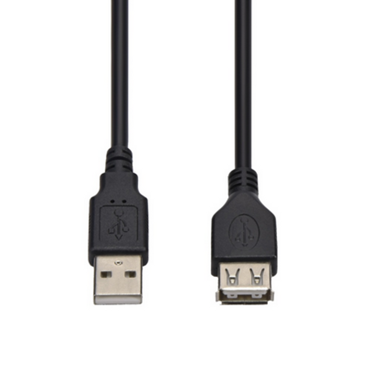 3 ft. USB 2.0 Extension Cable - A Male to A Female - Black