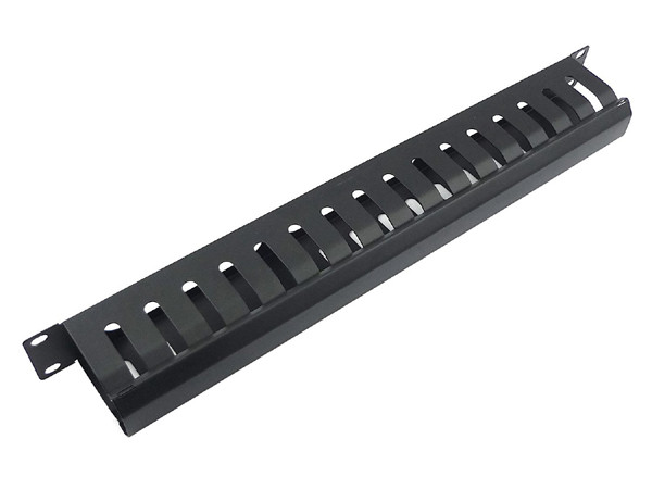 Finger Rack Closed 1U 19 Inch Metal Rack Mount Horizontal Cable Manager for Server Rack ...
