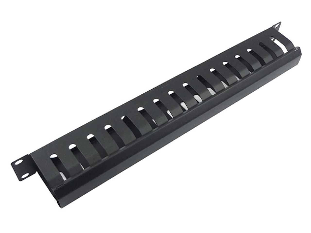 1U 19 Inch Metal Rack Mount Horizontal Cable Manager