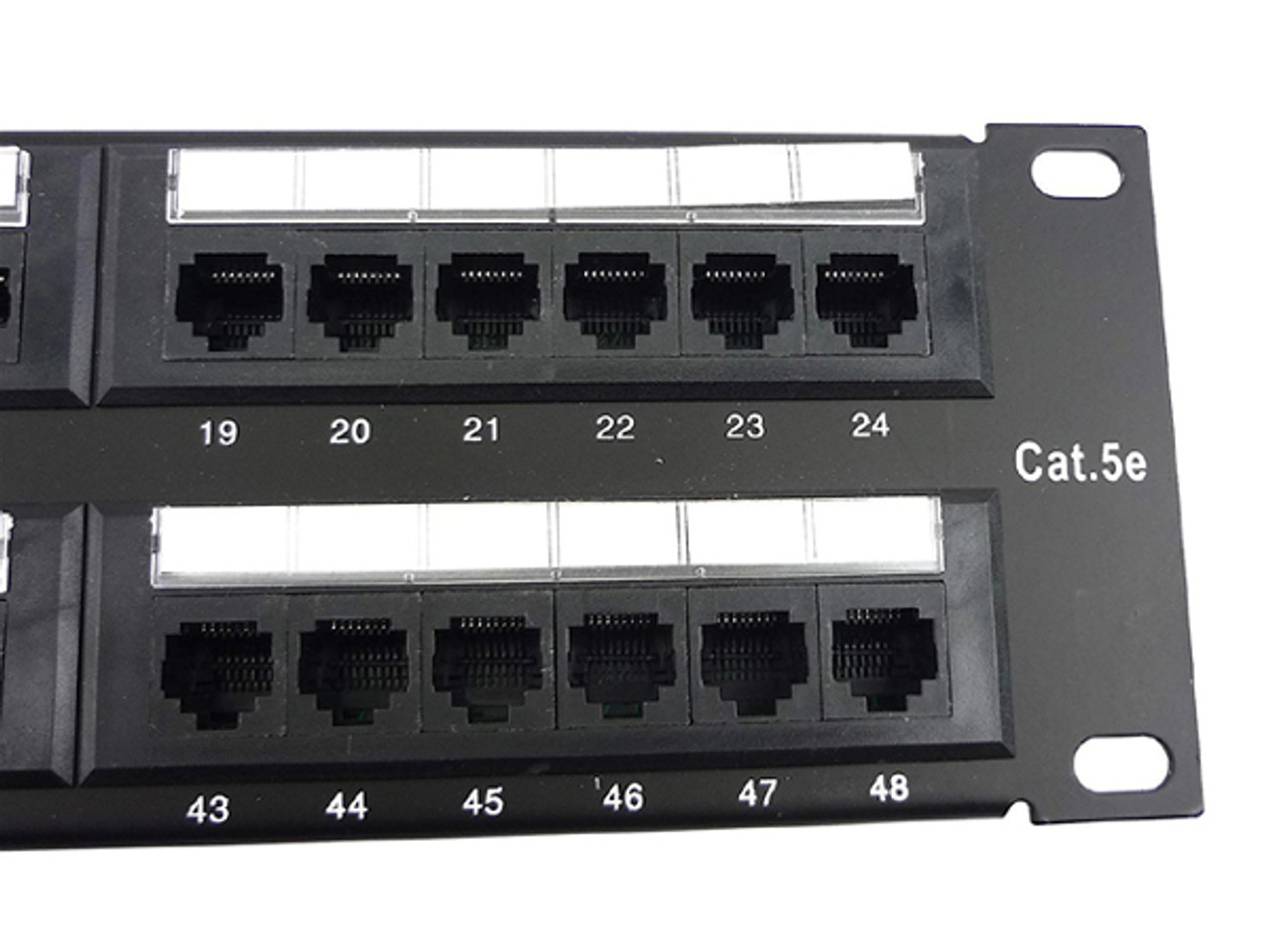 48 Port Cat5e 2U Rackmount 110 RJ45 Patch Panel