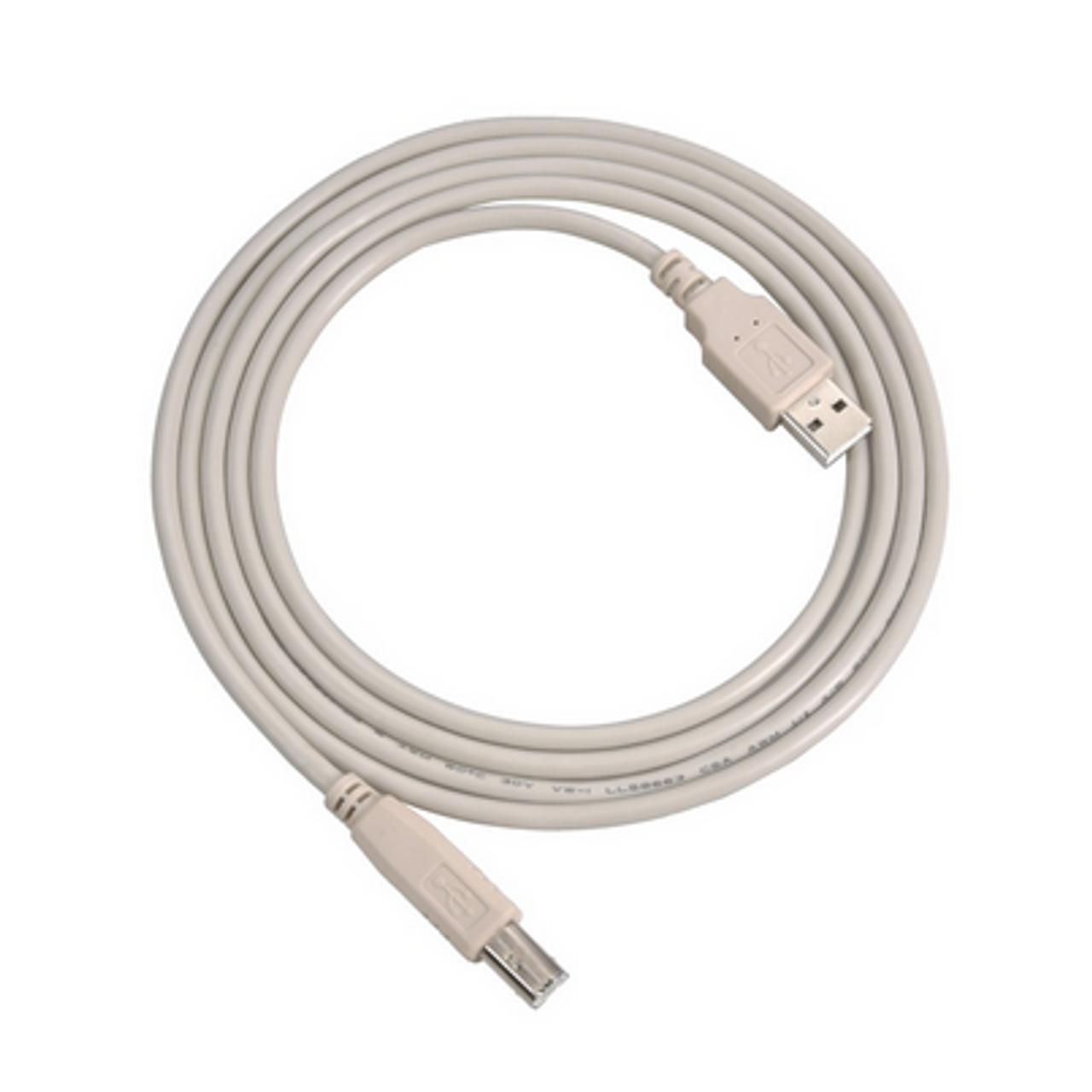 10 ft. USB 2.0 Cable - A Male to B Male - Ivory