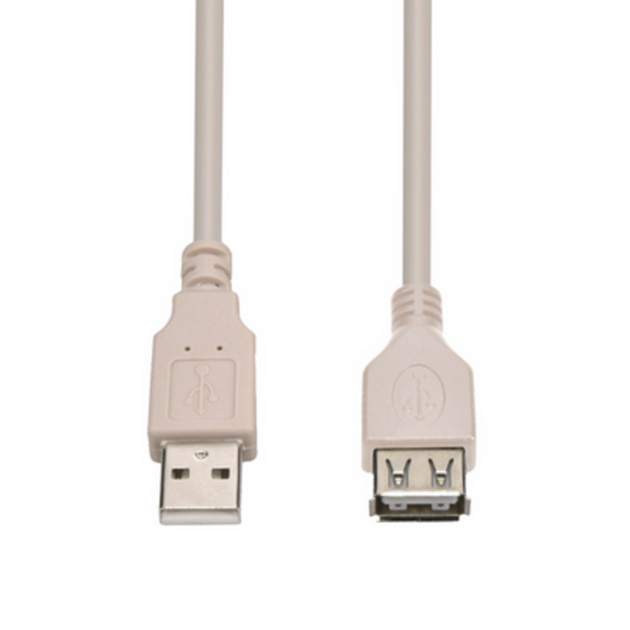 10 ft. USB 2.0 Extension Cable - A Male to A Female - Ivory