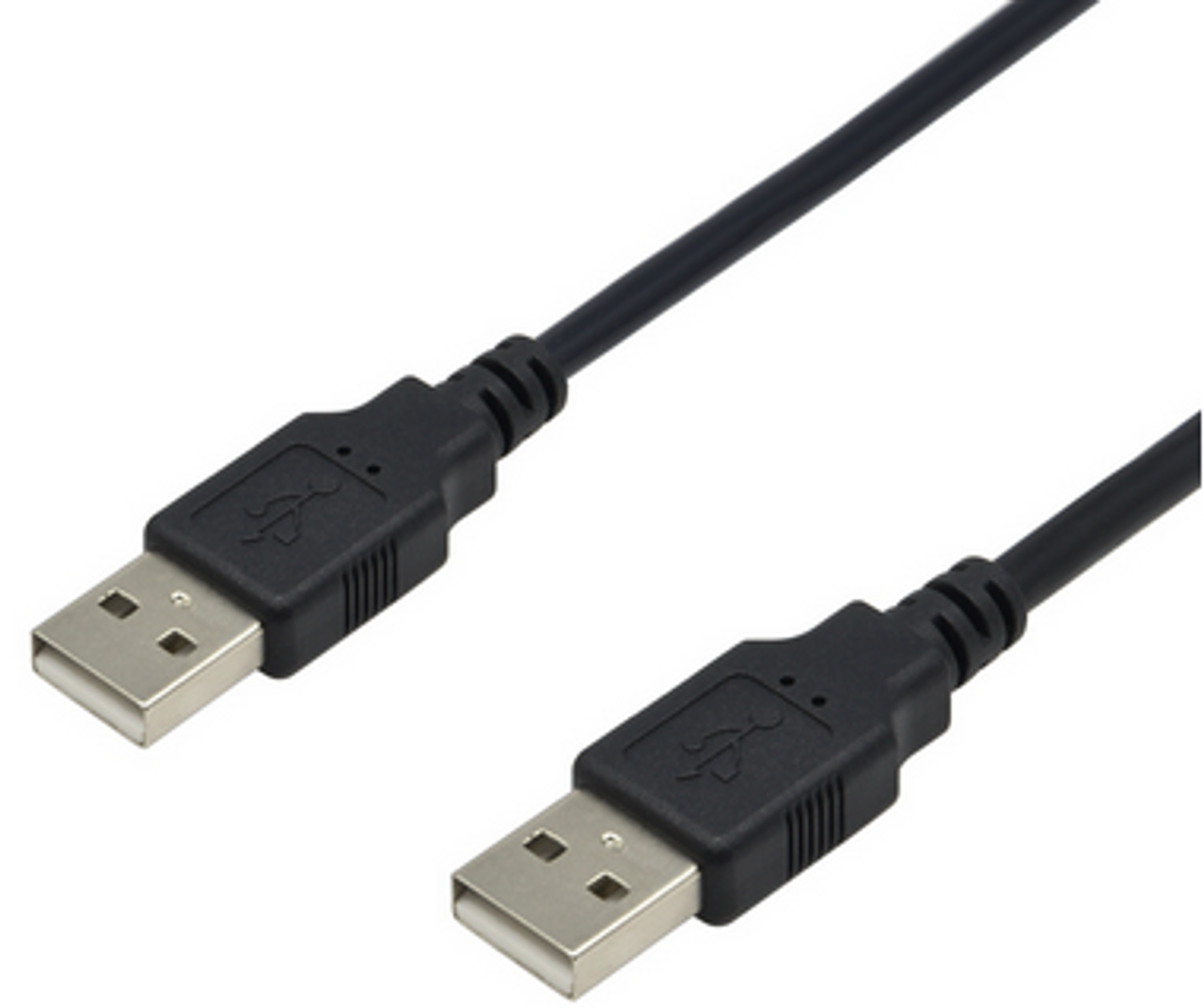 10 ft. USB 2.0 Cable - A Male to A Male - Black
