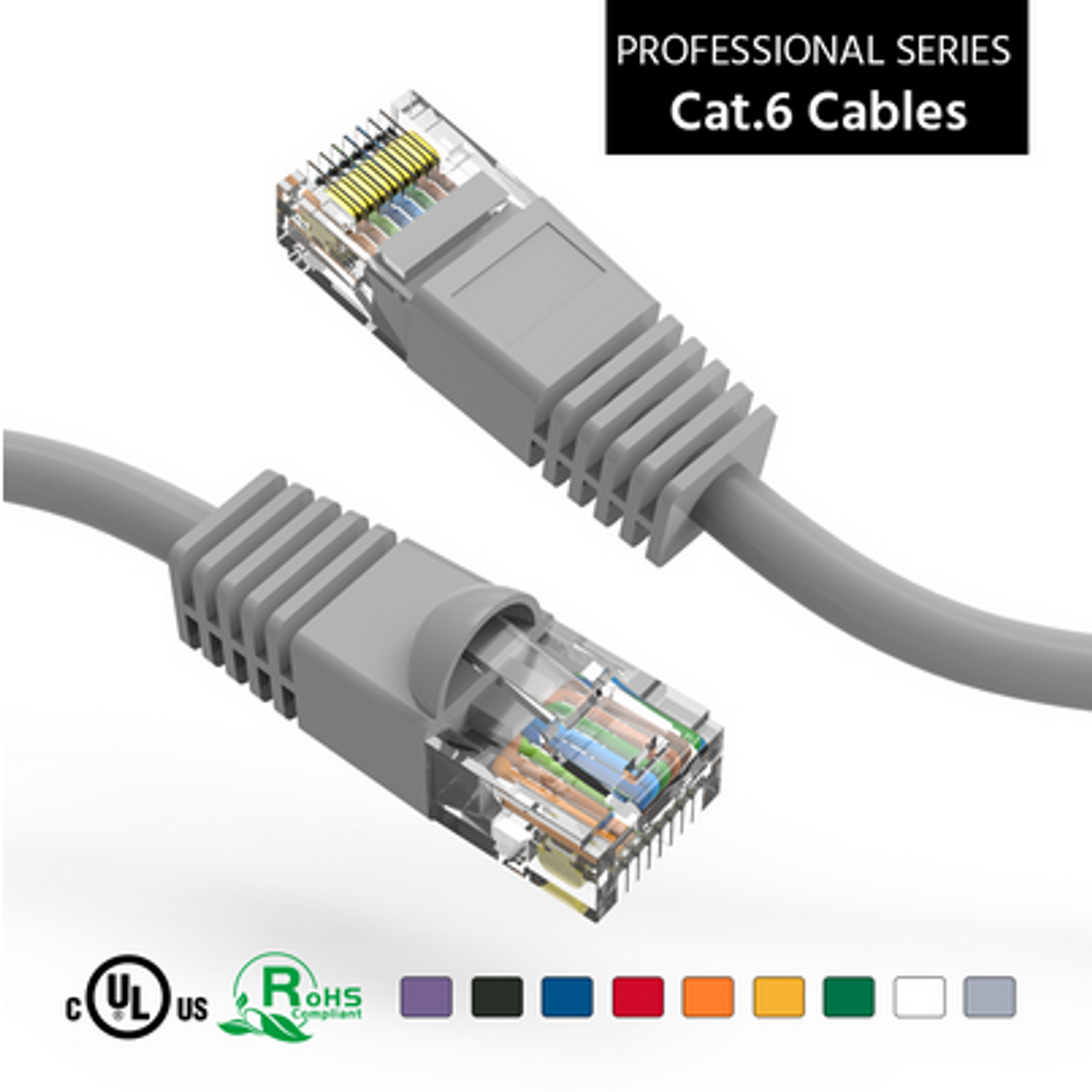 100 ft Cat6 UTP Molded Ethernet Network Patch Cable