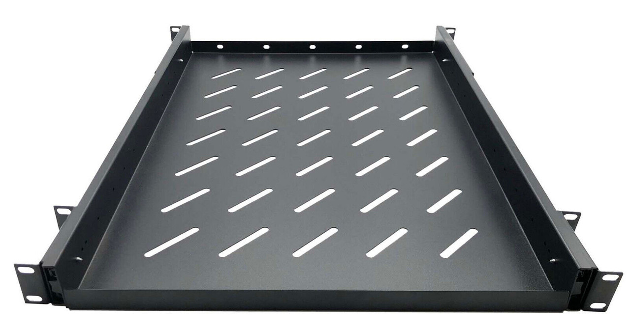 19" Rack Mountable Sliding Keyboard Shelf – 2U Rack Space, Holds 16 Keyboards, 50 Lb Capacity By LVC