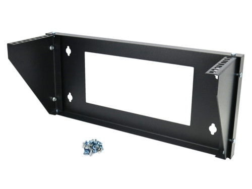 3U 19-Inch Steel Wall Mountable Folding Vertical Rack