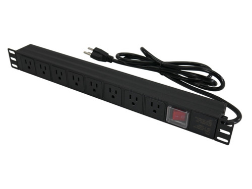 19 Inch Rack Mount 1U Power Strip