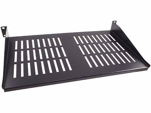 1U 19-Inch Vented Rackmount Equipment Shelf for Server Cabinet Rack 11" Deep 1U 19-Inch Vented Rackmount Equipment Shelf for Server Cabinet Rack 11" Deep