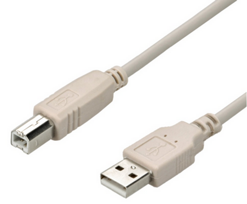 15 ft. USB 2.0 Cable - A Male to B Male - Ivory 15 ft. USB 2.0 Cable - A Male to B Male - Ivory