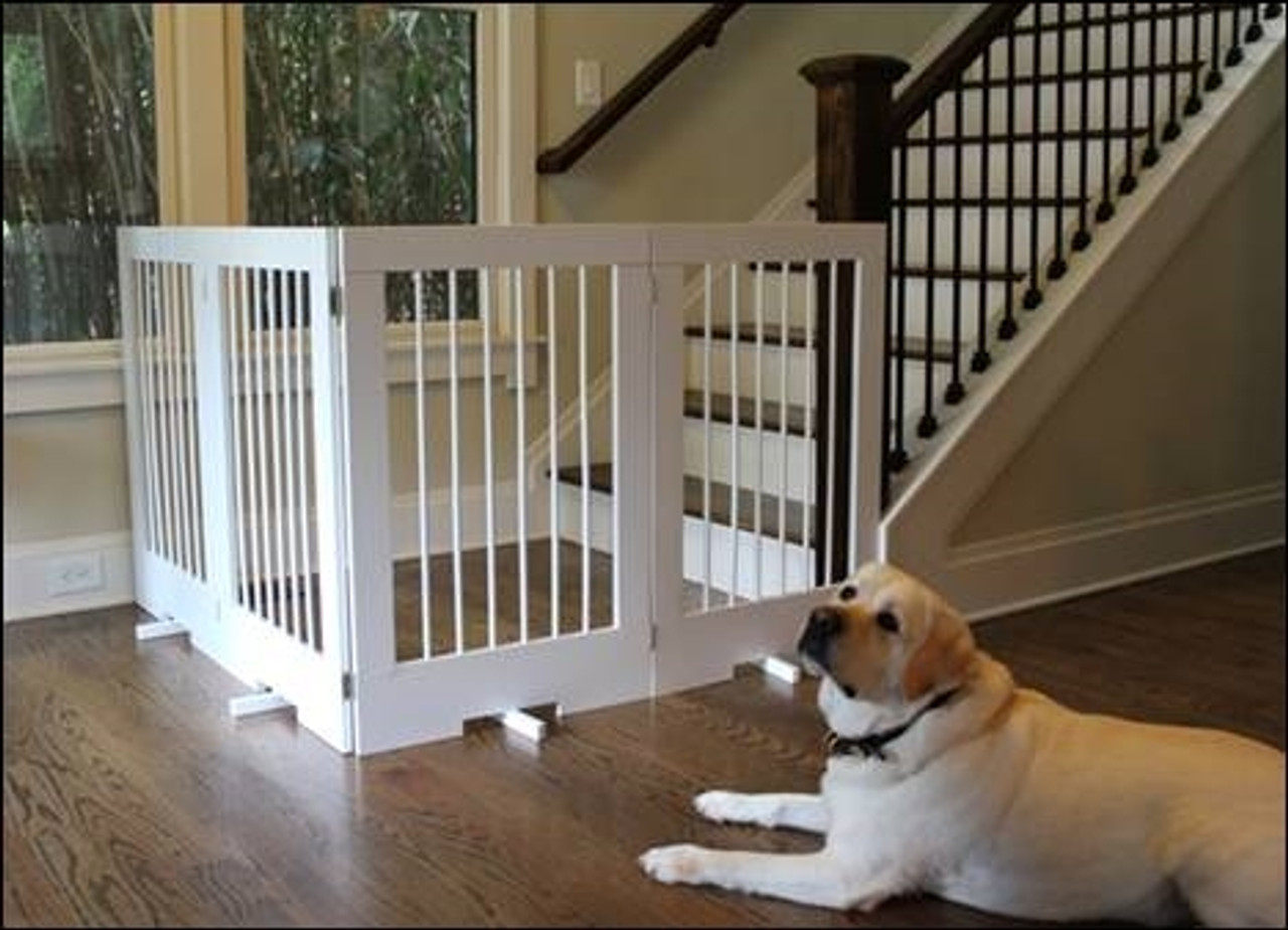 4 panel deals freestanding pet gate